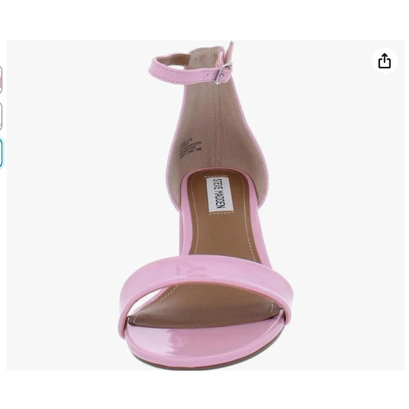 Steve Madden Size 8 Pink Patent 2 1/4 Inch Heel - Picture 2 of 7